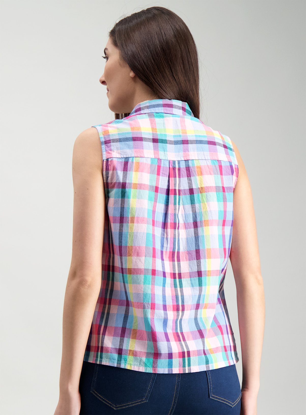 SKU: FLORAL SHOP SL CHECK SHIRT:Multi Coloured:26 - Image 4 thumbnail